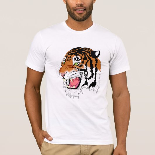 Brullende Tijger T-shirt (Voorkant)