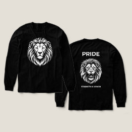 Brullende trots: kracht en eer Leeuw Tri-Blend Shirt