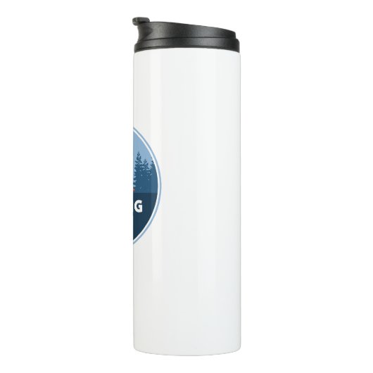 Brullende Wild en Schilderachtig River Oregon Thermosbeker (Geroteerd rechts)