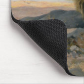 Brullender Lowe in Steiniger Step Muismat (Hoek)
