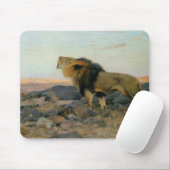 Brullender Lowe in Steiniger Step Muismat (Met muis)