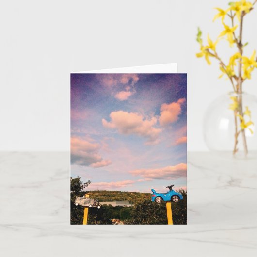 Brum Brum Kaart (Gele Bloem)