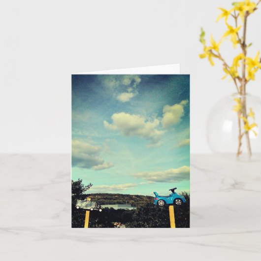 Brum Brum Kaart (Gele Bloem)