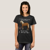 Brumby Paard en Wijn Paard Aangepast T-shirt (Voorkant volledig)