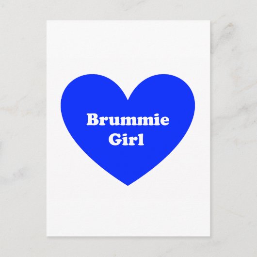 Brummie Girl Briefkaart (Voorkant)