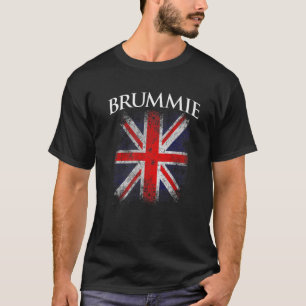 Brummie  Retro British Flag Funny T-shirt