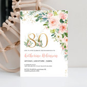 Brunch 80e verjaardag Uitnodiging