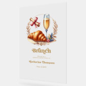Brunch Afstudeer Welkom Acryl Bord (Hoek)