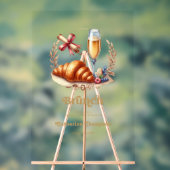 Brunch Afstudeer Welkom Acryl Bord (Neutraal)