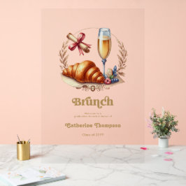 Brunch Afstuderen Welkom Acryl Bord