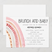 Brunch and Baby shower Customize Kaart (Voorkant / Achterkant)