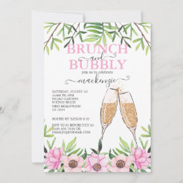 Brunch and Bubble Vrijgezellenfeest Personalized Kaart
