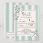 Brunch and Bubbles  Kaart (Voorkant / Achterkant)