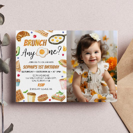 Brunch AnyOne 1e verjaardag foto uitnodiging