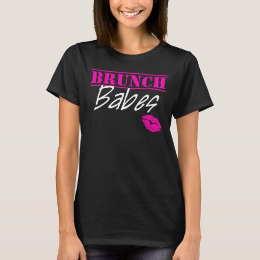 Brunch Babes - Resting Brunch Face T-shirt (Voorkant)