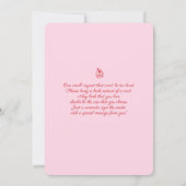 Brunch Baby Shower Girl Invitation Kaart (Achterkant)