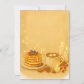 Brunch & Bliss Cozy Christmas Gathering Invitation Kaart (Achterkant)