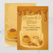 Brunch & Bliss Uitnodiging voor een Gezellige Kers (Voorkant / Achterkant)