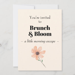 Brunch & Bloom Uitnodiging