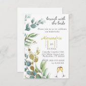 Brunch Bridal Shower Kaart (Voorkant / Achterkant)