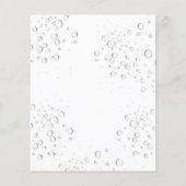 Brunch Bubble Bridal pampas budget uitnodiging Flyer (Achterkant)