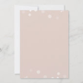 Brunch & Bubble Bridal Shower Invitation Confetti Kaart (Achterkant)