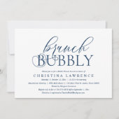Brunch Bubble, Bride to be, Vrijgezellenfeest Invi Kaart (Voorkant)