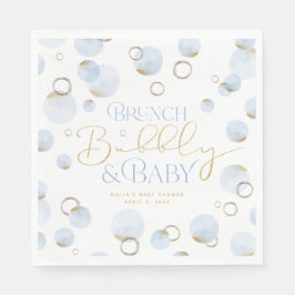 Brunch Bubble en Baby shower Napkins Servet
