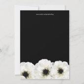 Brunch & Bubble Gold Glitter Anemone Shower Kaart (Achterkant)