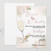Brunch & Bubble Invitation Bedankkaart (Voorkant / Achterkant)