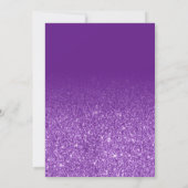 Brunch & Bubble Modern Paars Vrijgezellenfeest Kaart (Achterkant)