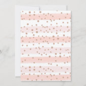 Brunch & Bubble Roos Gold Champagne Vrijgezellenfe Kaart (Achterkant)