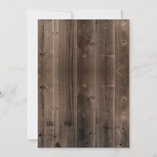 Brunch & Bubble Rustic Baby's Breath Vrijgezellenf Kaart (Achterkant)