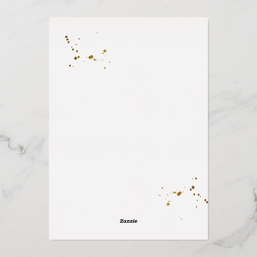 Brunch Bubble Strawberry Champagne Vrijgezellenfee Folie Uitnodiging (Achterkant)