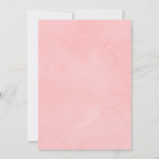 Brunch & Bubble Vrijgezellenfeest Blush Gold Champ Kaart (Achterkant)