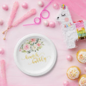 Brunch & Bubble Vrijgezellenfeest Bord - Gold Text (Feest)