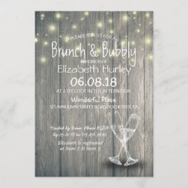 Brunch & Bubble Vrijgezellenfeest Champagne Glass  Kaart