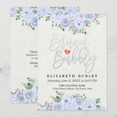 Brunch Bubble Vrijgezellenfeest Chic Waterverf Flo Kaart (Voorkant / Achterkant)