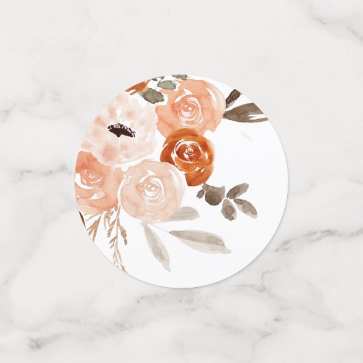 Brunch & Bubble, Vrijgezellenfeest, Floral Bridal  Confetti (Kleine voorkant)