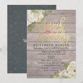 Brunch Bubble Vrijgezellenfeest Floral String Ligh Kaart (Voorkant / Achterkant)