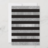 Brunch & Bubble Vrijgezellenfeest Invite, Faux Sil Kaart (Achterkant)