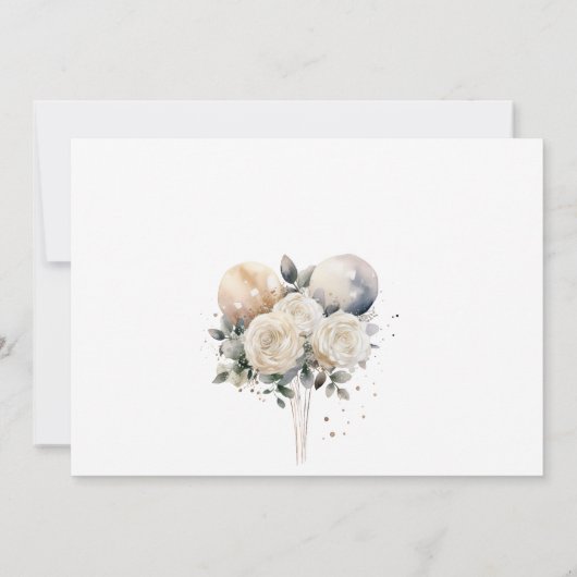 Brunch & Bubble Vrijgezellenfeest Kaart (Achterkant)