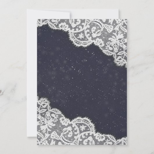 Brunch Bubble Vrijgezellenfeest Lace Sunflower Lig Kaart (Achterkant)