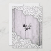 Brunch & Bubble Vrijgezellenfeest Lace Sunflower W Kaart (Achterkant)