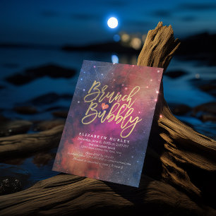 Brunch Bubble Vrijgezellenfeest Night Star Sky Gal Kaart