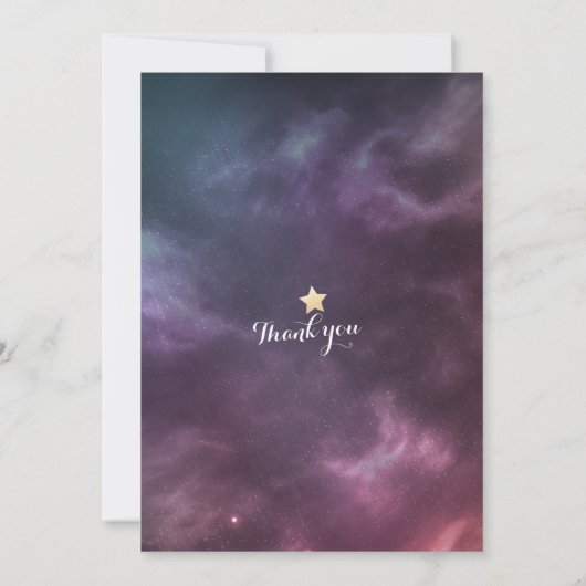 Brunch Bubble Vrijgezellenfeest Night Stars Sky Ga Kaart (Achterkant)