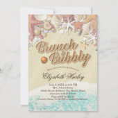 Brunch Bubble Vrijgezellenfeest Summer Beach Starf Kaart (Voorkant)