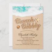 Brunch Bubble Vrijgezellenfeest Summer Beach Starf Kaart (Voorkant)