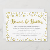 Brunch & Bubble | Vrijgezellenfeest Uitnodiging (Voorkant)