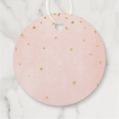 Brunch & Bubbly Bachelorette Bruiloft Brunch Favor Bedankjes Labels (Achterkant)